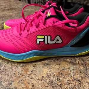 Never worn with tags…Fila Women's Pink and Blue Athletic Shoes